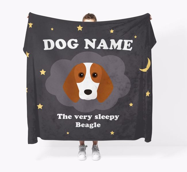 'The Very Sleepy...' - Personalized {breedFullName} Blanket